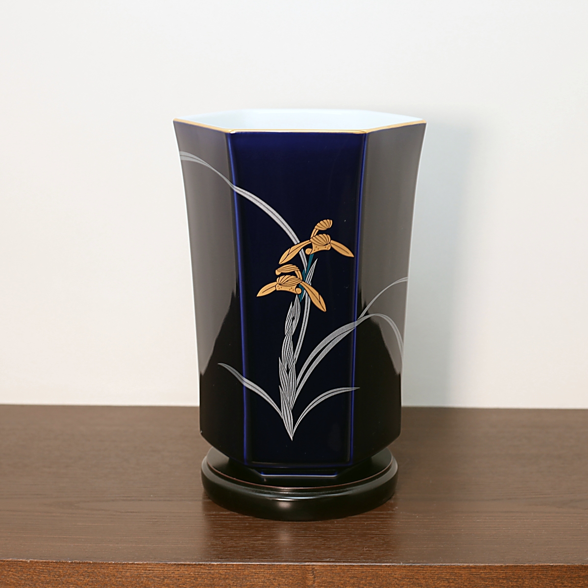 【ルリ蘭】花瓶 *有田陶器市特別割引商品*1